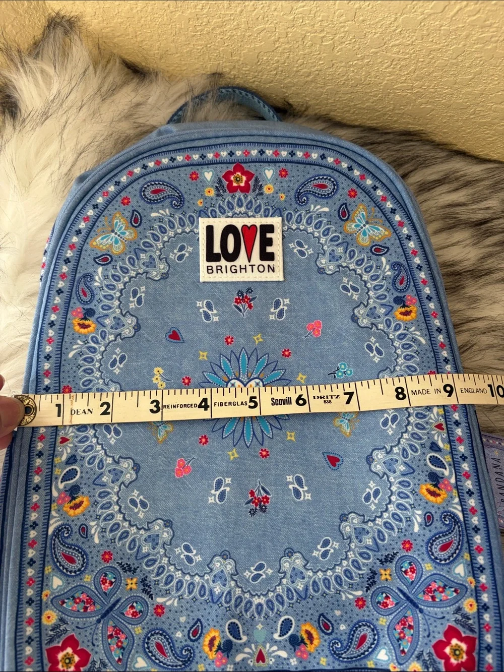 Brighton bandanna, love backpack. NWT